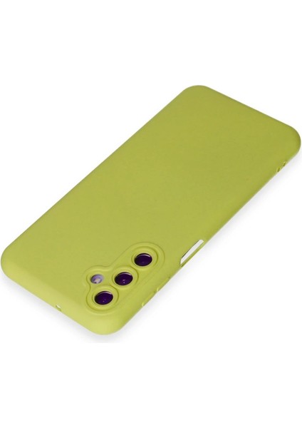 Samsung Galaxy M14 5g Kılıf Nano Içi Kadife Silikon - Sarı - NX5587-5469 modelleri
