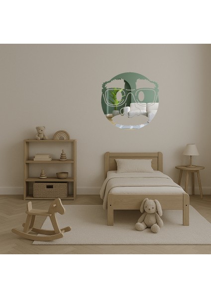 Maskeli Yüz Ifadeli Dekoratif Duvar Aynalı Tablosu - NX7320-2563 fırsatları