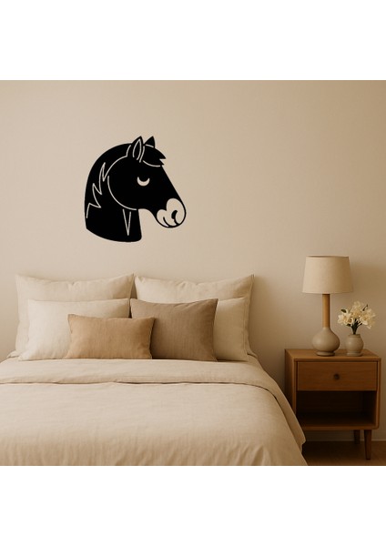 At Yüzü Temalı Dekoratif Tablo - NX5192-6956