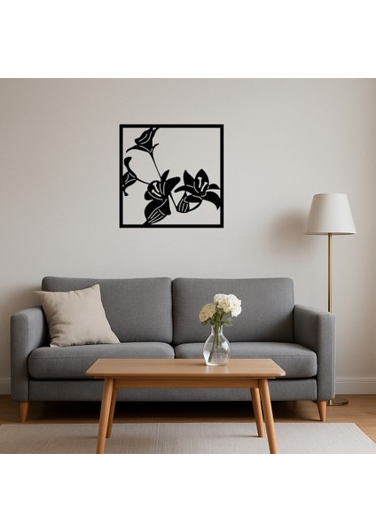 Sanatsal Çiçek Tasarımlı Dekoratif Tablo - NX4236-7207 fırsatları