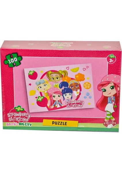 CK7909 Çilek Kız 100 Parça Puzzle