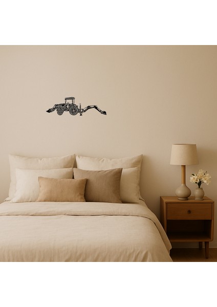 Detaylı Inşaat Makinesi Dekoratif Tablo - NX2937-4013