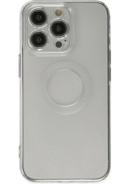 iPhone 13 Pro Kılıf Santa Lens Silikon - Şeffaf - NX9992-9592