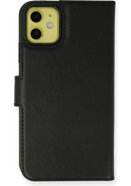 iPhone 13 Mini Kılıf Trend S Plus Kapaklı Kılıf - Siyah - NX5046-4283