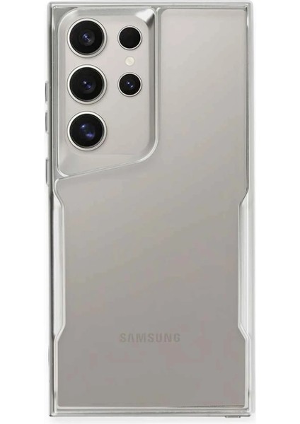 Samsung Galaxy S25 Ultra Kılıf Boyi Silikon Kapak - Gümüş - NX3411-9914 modelleri