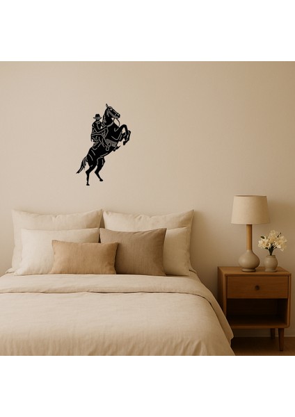 Kovboy ve Atlar Dekoratif Tablo - NX5127-8038