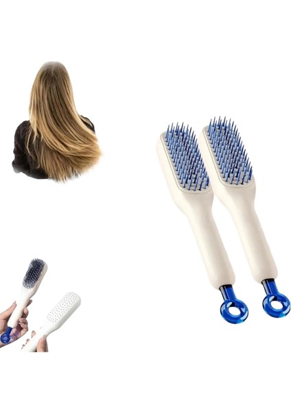 Otomatik Temizlenen Ergonomik Saç Tarağı – Masaj Başlıklı modelleri