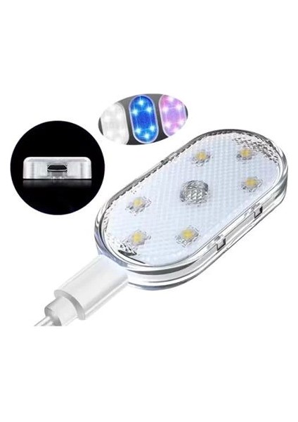 USB Şarjlı, 3 Saat Kesintisiz Çalışan Araba Atmosfer Işıkları fiyatları