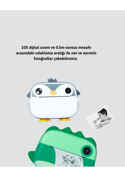 64GB Tf Kart Destekli Çoklu Dil Seçeneği Sunan Anında Baskı Kamera indirimleri