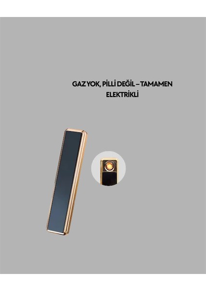 USB Şarjlı Alevsiz Elektronik Çakmak – Rüzgara Dayanıklı, Gazsız, Güvenli Kullanım fırsatları
