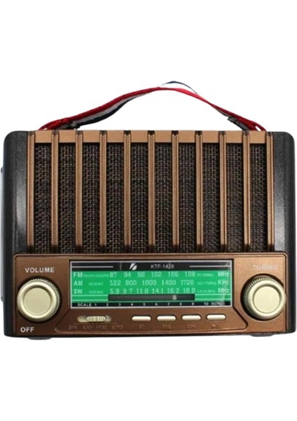 Ktf-1428 Solar Panel Destekli Şarjlı Bluetooth Hoparlör – Fm/Am/Sw Radyo, Aux Ve Tf Kart Girişli indirimleri