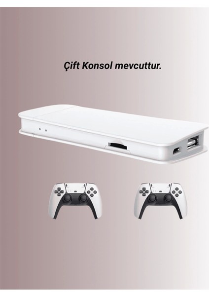HDMI Çıkışlı Çift Kablosuz Kollu Retro Game Stick – M15 modelleri