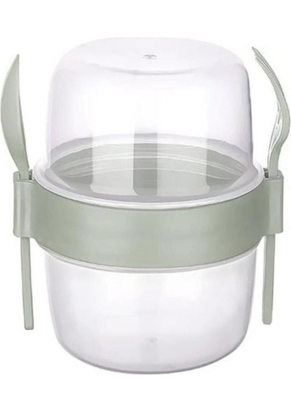 Yeşil 800 ml Takım Müsli Kabı, Sağlıklı ve Şık Saklama Çözümü