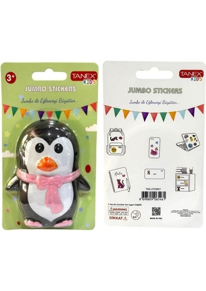 Jumbo Stickers Sukuşi Penguen Atkılı