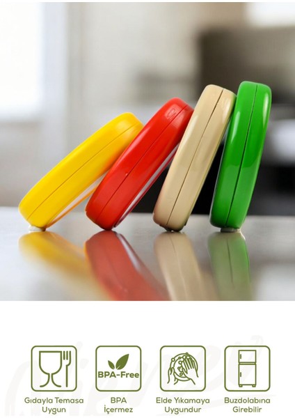 3'lü Buzdolabı Meyve Sebze Saklama Kutusu Bej fırsatları