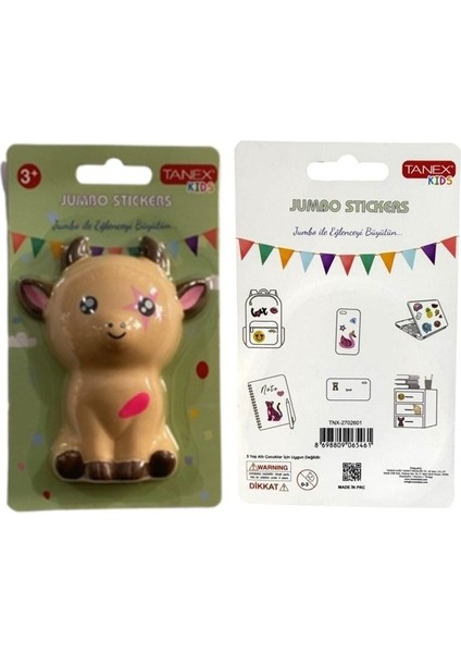 Jumbo Stickers Sukuşi Yavru Geyik