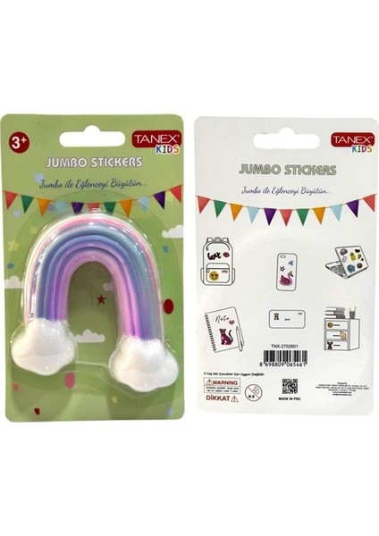 Jumbo Stickers Sukuşi Gökkuşağı
