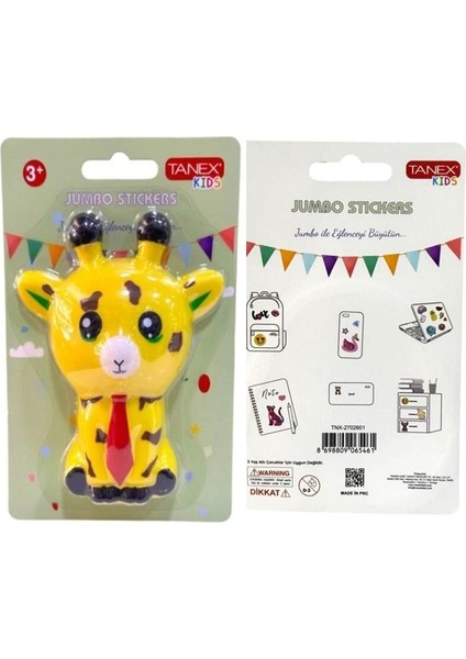 Jumbo Stickers Sukuşi Zürafa
