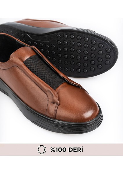 Hakiki Deri, Bağcıksız, Lastikli, Iç Dış Deri Erkek Ayakkabı modelleri