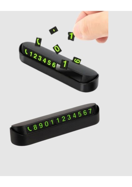 Fosforlu Işıltı ile Araç Içi Telefon Numaratörü – Güvenli Parkın Anahtarı indirimleri