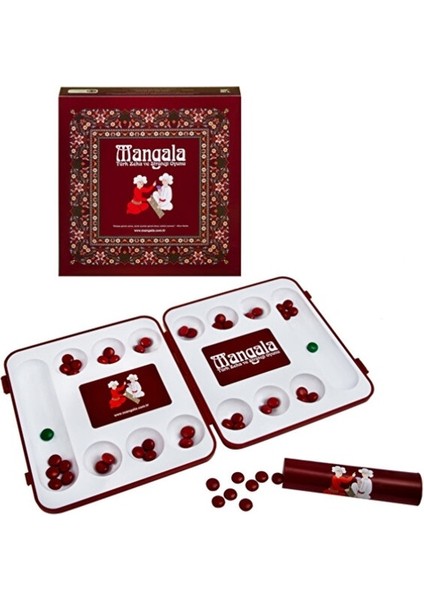 Abs Mangala Türk Zeka ve Strateji Oyunu Kırmızı Orijinal