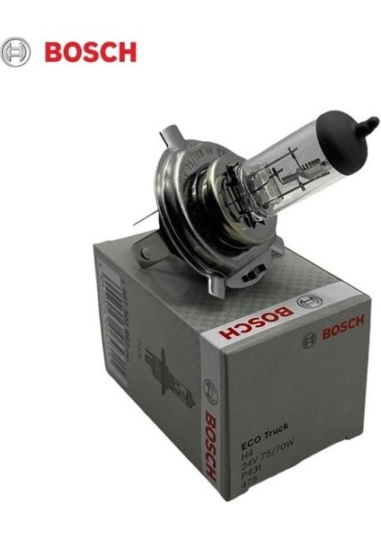 24V H4 75/70W 43T Tırnaklı Ampul (10 Adet)