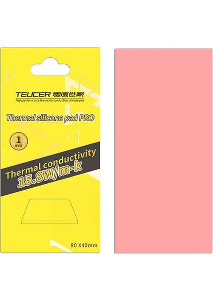 1 Adet Teucer 600 Termal Ped, Cpu 80*40*1mm 15.8W/MK