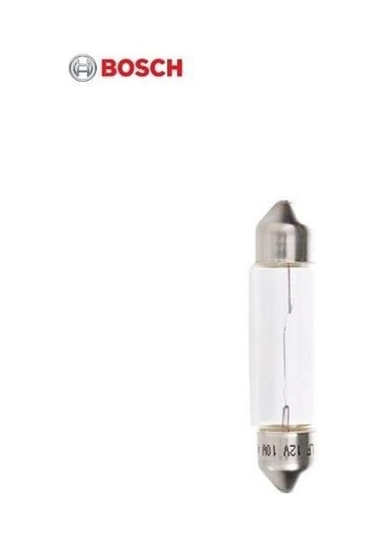 12V 10W Sofıt Ampul Uzun Tıp(10 Adet)