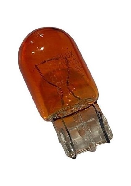 12V 93 Buyukbas Dıpsız T20 Sarı Ampul (Turuncu) (10 Adet)