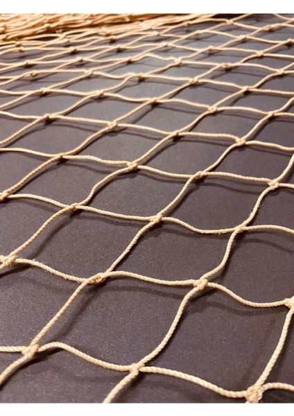 Kahverengi Jüt Balık Ağı, Dekoratif ve Şık 2,5x2,5 Ölçülerinde modelleri