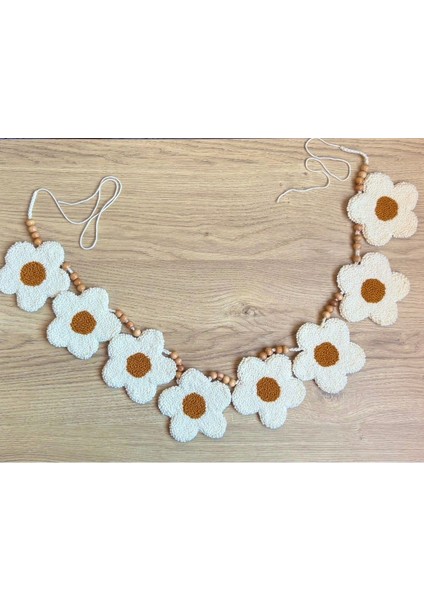 Ekru Papatya 8'li Oda ve Kapı Dekoru, Bebek ve Hastane Odası Süsü modelleri