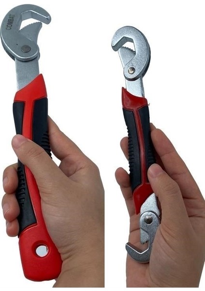 Çok Fonksiyonlu Ergonomik Ayarlanabilir Büyük Küçük Akıllı Pense Anahtar 2li Set