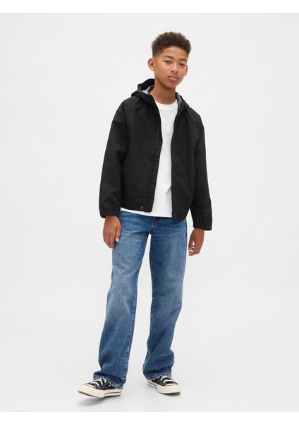 Erkek Çocuk Siyah Çocuk Yağmurluğu modelleri