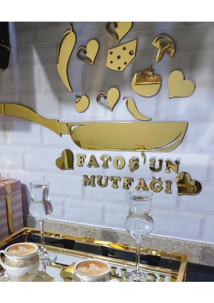 Kişiye Özel Yazılı Pleksi Mutfak Süsü, Şık ve Dayanıklı Dekorasyon Parçası