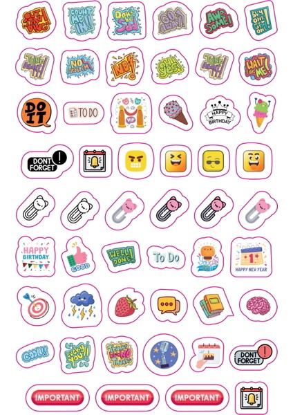 2026 A5 Akademik Ajanda 15X21 cm - 107 Ad. Sticker Hediyeli - Lastikli - 12 Aylık modelleri