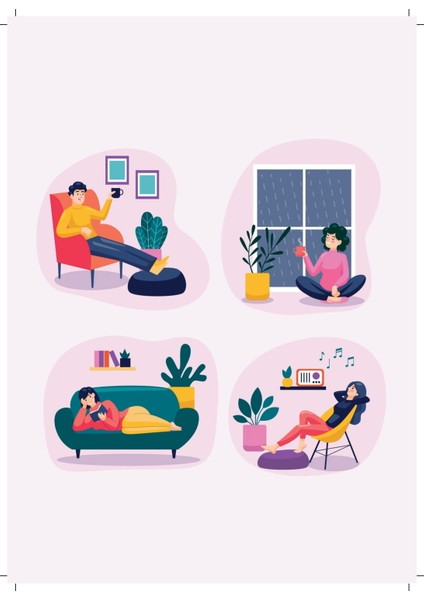 2026 A5 Akademik Ajanda 15X21 cm - 107 Ad. Sticker Hediyeli - Lastikli - 12 Aylık