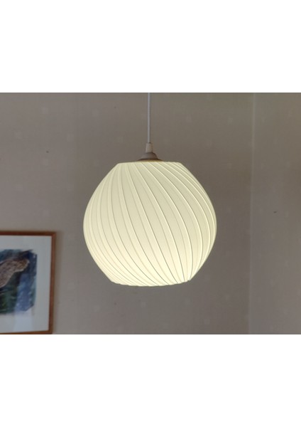 “modern Spiral Beyaz Tekli Avize - Salon, Yatak Odası ve Mutfak Için LED Uyumlu Sarkıt Lamba” modelleri