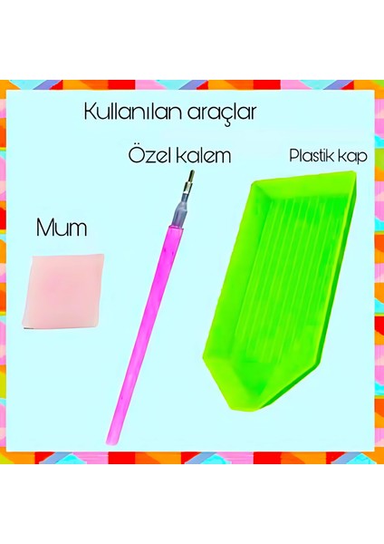 5D Elmas Boyama Seti – Noel Neşesi | 40x50 cm - Tuvale Gerili Diamond Painting Sayılarla Boyama Elmas Mozaik Tablo indirimleri