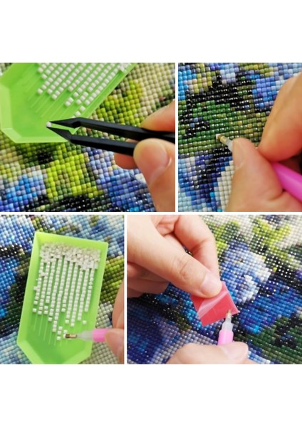 5D Elmas Boyama Seti – Noel Neşesi | 40x50 cm - Tuvale Gerili Diamond Painting Sayılarla Boyama Elmas Mozaik Tablo