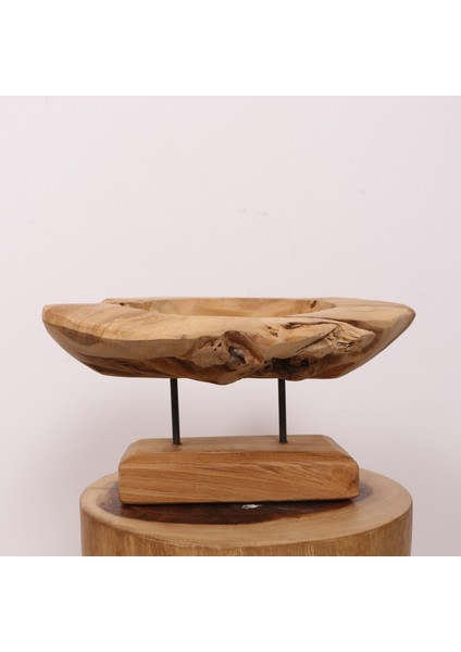 Mylamp Carvıng - Teak Ağacından Oyma Masa Üstü Dekor 40X18 cm fırsatları