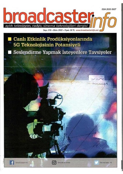 Broadcasterinfo:aylık Televizyon,radyo,sinema Teknolojileri Dergisi: Seslendirme Yapmak Isteyenlere TAVSIYELER(SAYI:210-EKIM 2022 Retro Koleksiyon Eski Baskı)