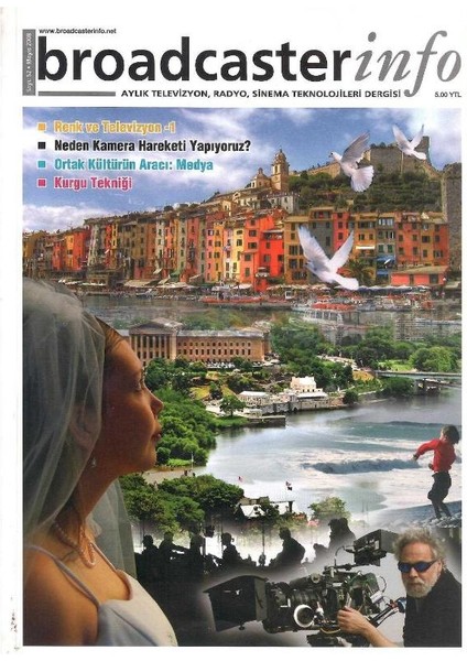 Broadcasterinfo: Aylık Televizyon, Radyo, Sinema Teknolojileri Dergisi - Renk ve Televizyon 1 (Sayı: 52-Mayıs 2008 Retro Koleksiyon Eski Baskı)