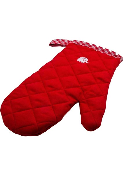 Kırmızı ve Beyaz Fırın Eldiveni, Güvenli ve Şık Mutfak Aksesuarı