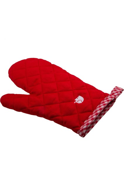 Kırmızı ve Beyaz Fırın Eldiveni, Güvenli ve Şık Mutfak Aksesuarı fiyatları