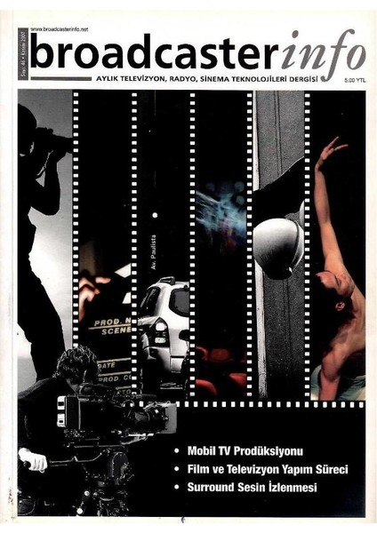 Broadcasterinfo: Aylık Televizyon, Radyo, Sinema Teknolojileri Dergisi - Surround Sesin Izlenmesi (Sayı: 46-Kasım 2007 Retro Koleksiyon Eski Baskı)
