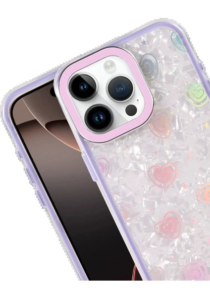 Apple iPhone 15 Pro Lumi Desenli Kapak - Mor fiyatları
