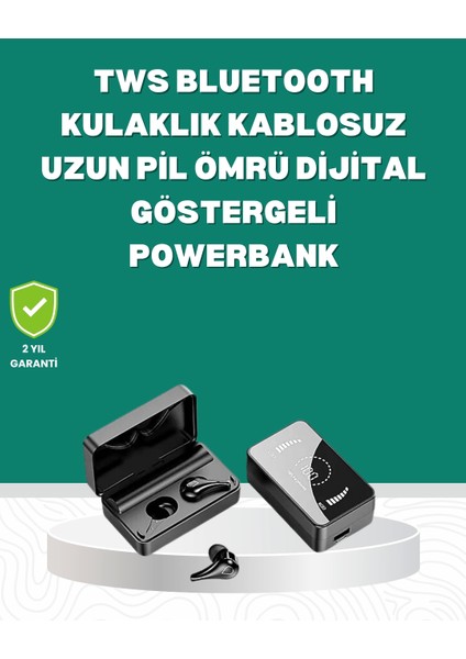 Ayna Tasarımlı Şarj Kutulu Bluetooth 5.1 Kulaklık