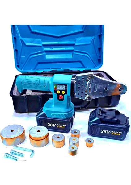 21500WH Dijital Ekran Göstergeli Titanyum Pprc 15 Pilli Plastik Boru Kaynak Makinesi Seti modelleri