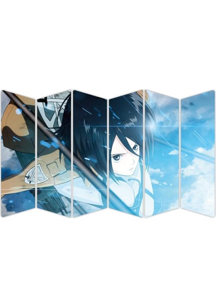 Yeşil Attack On Titan Mdf Tablo Model B, Şık ve Modern Dekorasyon Parçası modelleri