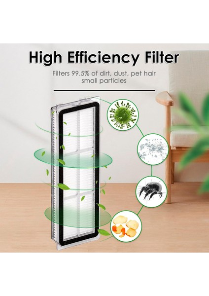 Xiaomi X10 Robot Süpürge(Model Kod: B102GL / BHR6068EU )Uyumlu Hepa Filtre Yedek Parça Set-4 Adet fırsatları